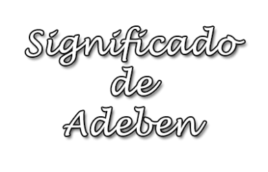 significado de adeben