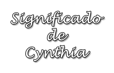 significado de Cynthia