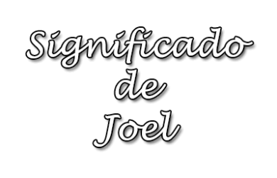 significado de joel