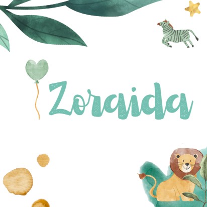 significado de zoraida